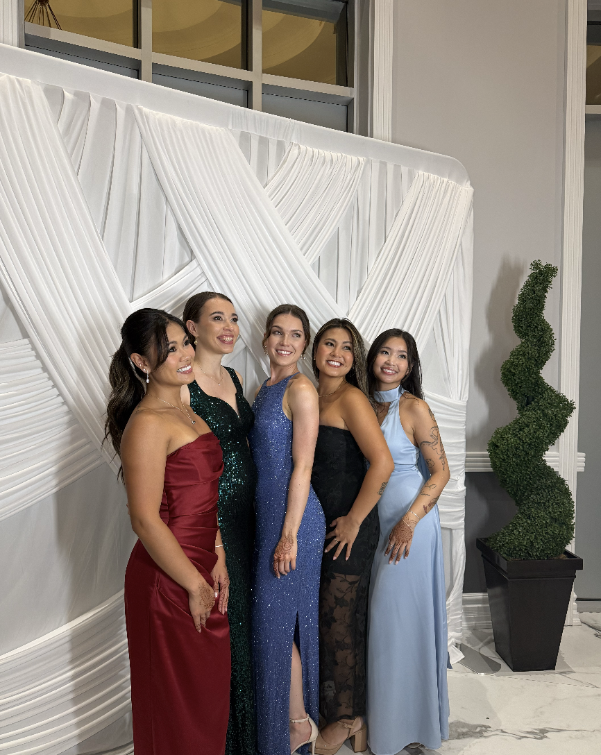 Draped Backdrop — White photo booth backdrop