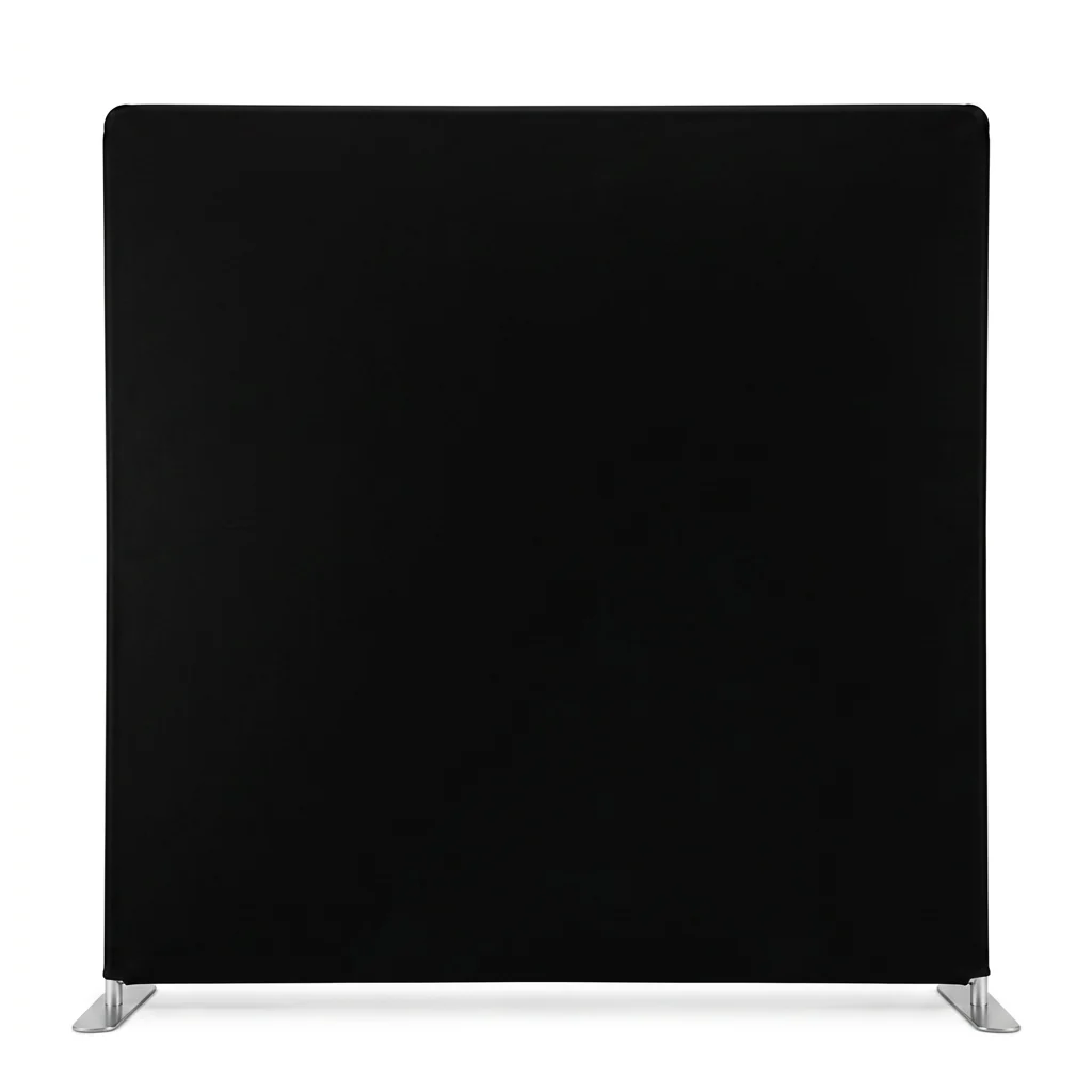 All Black photo booth backdrop